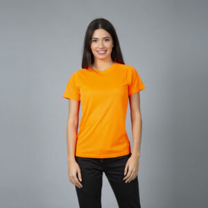T-shirt da Donna MONTEVIDEO LADY Sportiva Manica Corta Girocollo