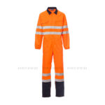 arancio fluo/blu navy