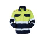 giallo fluo/blu navy