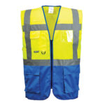 giallo fluo/blu royal