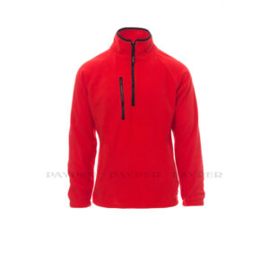 Pile Mezza Zip con Coulisse Regolabile in Vita
