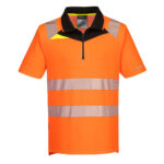 arancio fluo/nero
