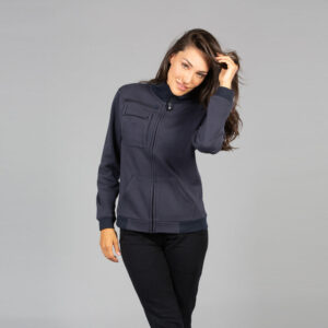 Felpa da Donna con Zip Lunga Coperta