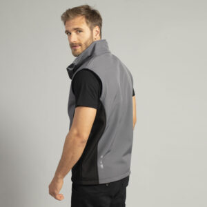 Gilet in Softshell a Tre Strati Impermeabile e traspirante