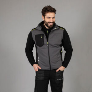 Gilet in Softshell a Tre Strati no Label
