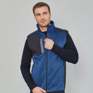 Gilet Realizzato in Tessuto Impermeabile e Traspirante a 3 Strati