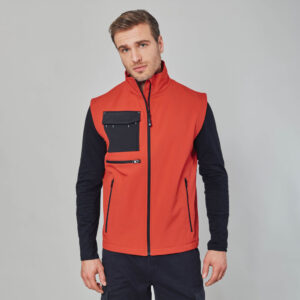 Gilet in Softshell a Tre Strati Impermeabile e traspirante