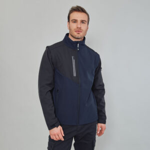 Giubbino in Softshell a 3 Strati Impermeabile e Traspirante