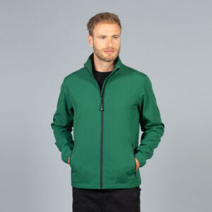 Giubbino in Softshell a 2 Strati con Trattamento Idrorepellente