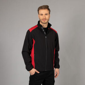 Giubbino Bicolore in Softshell a 2 Strati con Trattamento Idrorepellente