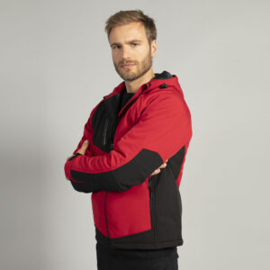 Giubbino Imbottito in Softshell a 3 Strati Impermeabile e Traspirante