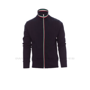 Felpa da Uomo con Zip Lunga Tricolore