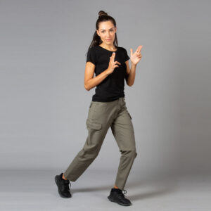 Pantalone da Donna Elasticizzato Multitasche
