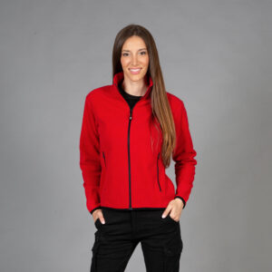 Pile da Donna Antipiling Zip Lunga Nastrata