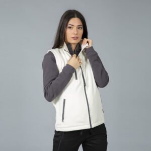 Gilet in Softshell a Due Strati con Trattamento Idrorepellente