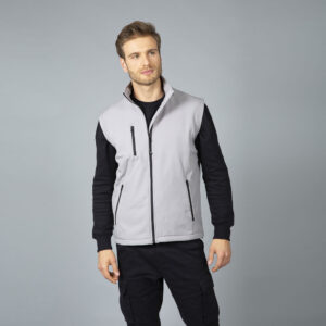 Gilet in Softshell a Due Strati con Trattamento Idrorepellente