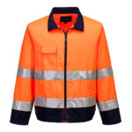 arancio fluo/blu navy
