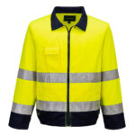 giallo fluo/blu navy