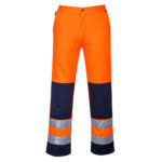arancio fluo/blu navy