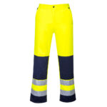 giallo fluo/blu navy
