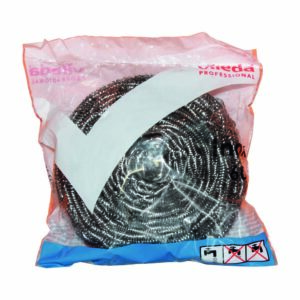 Paglietta in Acciaio Pensata per Rimuovere le Incrostazioni