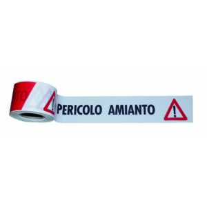 Nastro Segnaletico "PERICOLO AMIANTO"